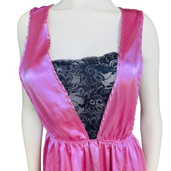 Silky Women’s Cut Out Lace Lingerie Dress Nightgown - Picture 3 of 7